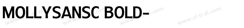 MollySansC Bold字体转换